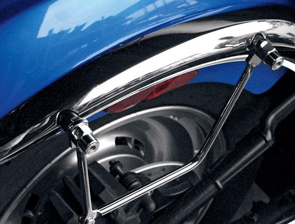 Saddlemen S4 Universal Saddlebag Support Brackets For Honda CMX 250 C 1996-1999 - Chrome