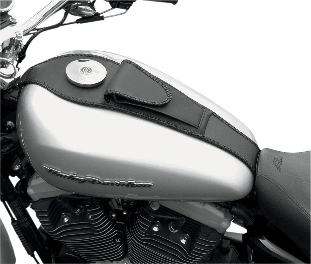 Mustang Tank Bib with Pouch For Harley Davidson XL 1200 C 2004-2020 - Black