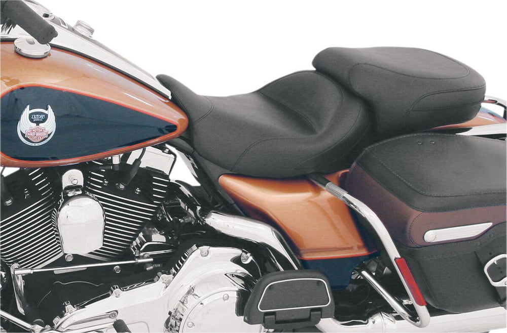 Mustang Solo Plain Seat For Harley Davidson FLHR 1584 2008 - Black