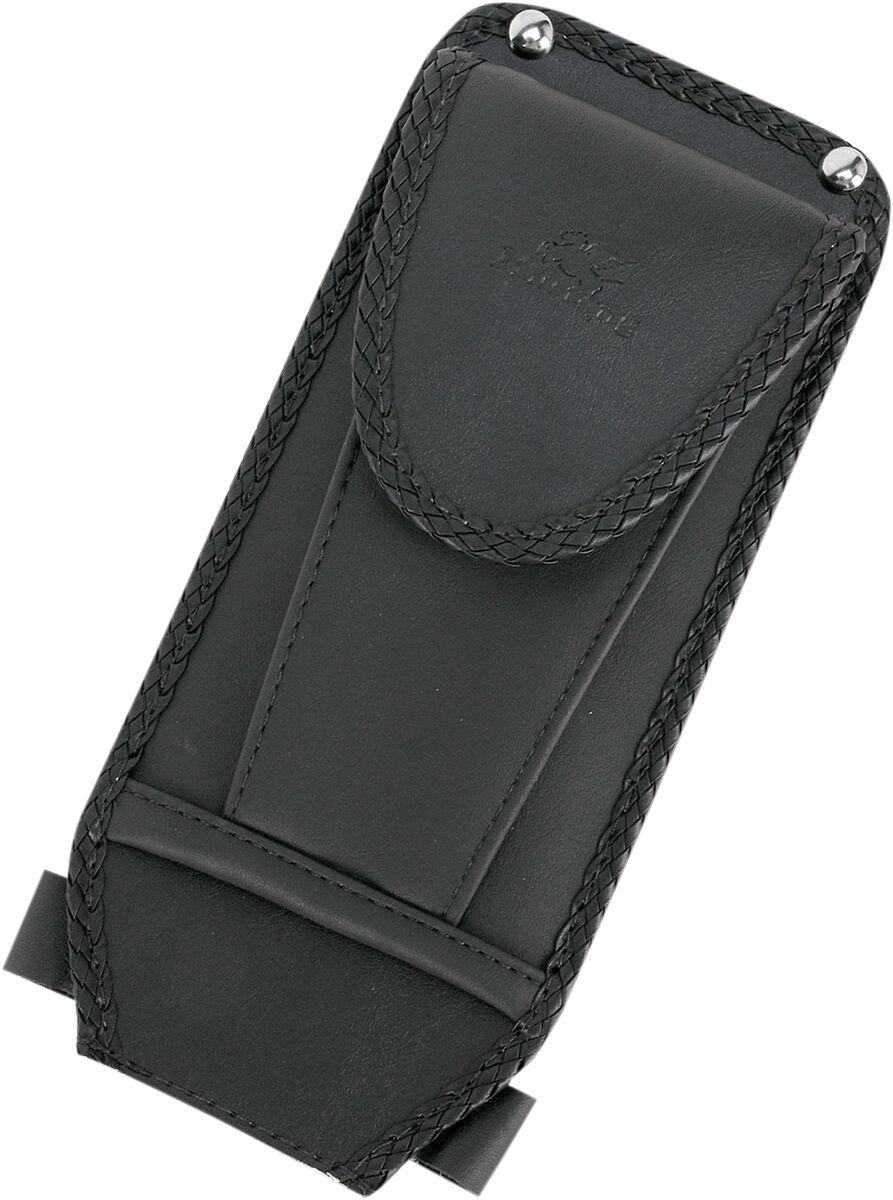 Mustang Tank Bib with Pouch For Harley Davidson FLH 1200 1970-1980 - Black