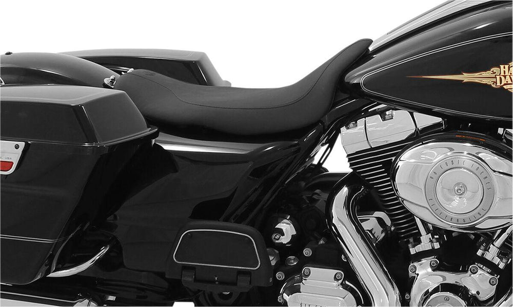 Mustang Runaround Solo Seat For Harley Davidson FLHR 1584 2008 - Black