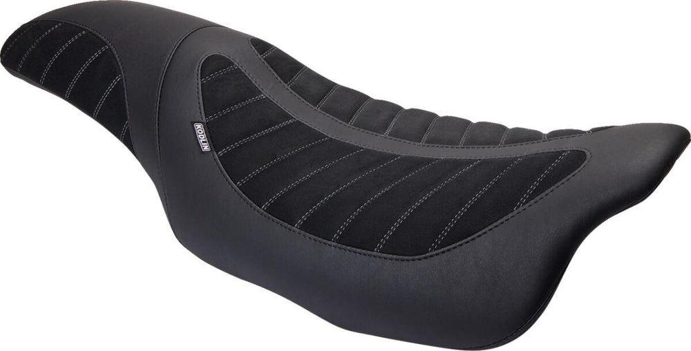 Mustang Kodlin Signature Series One Piece Seat For Harley Davidson FLHR 1584 2008 - Black