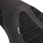 Mustang Kodlin Signature Series One Piece Seat For Harley Davidson FLHR 1584 2008 - Black