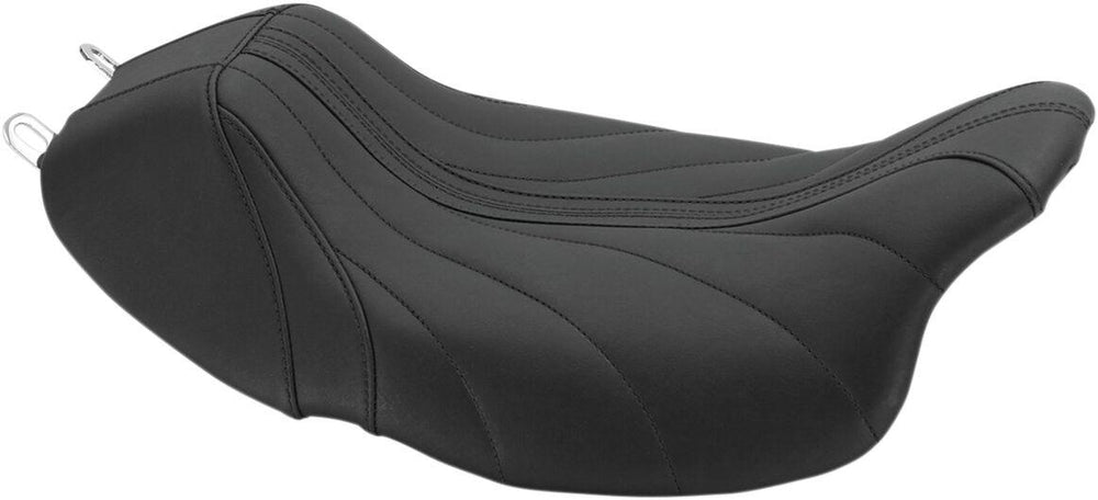 Mustang Revere Journey Solo Seat For Harley Davidson FLH 1868 2021 - Black