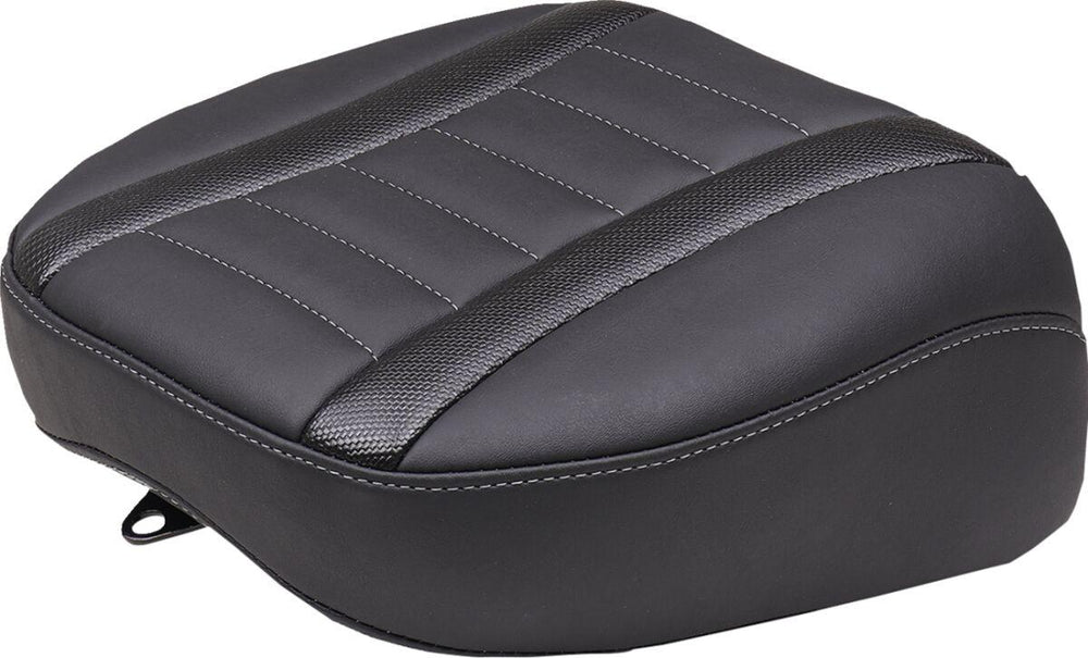 Mustang Deluxe Touring Passenger Carbon Fibre Seat For Harley Davidson FLHTK 1868 2023-2024 - Black Grey