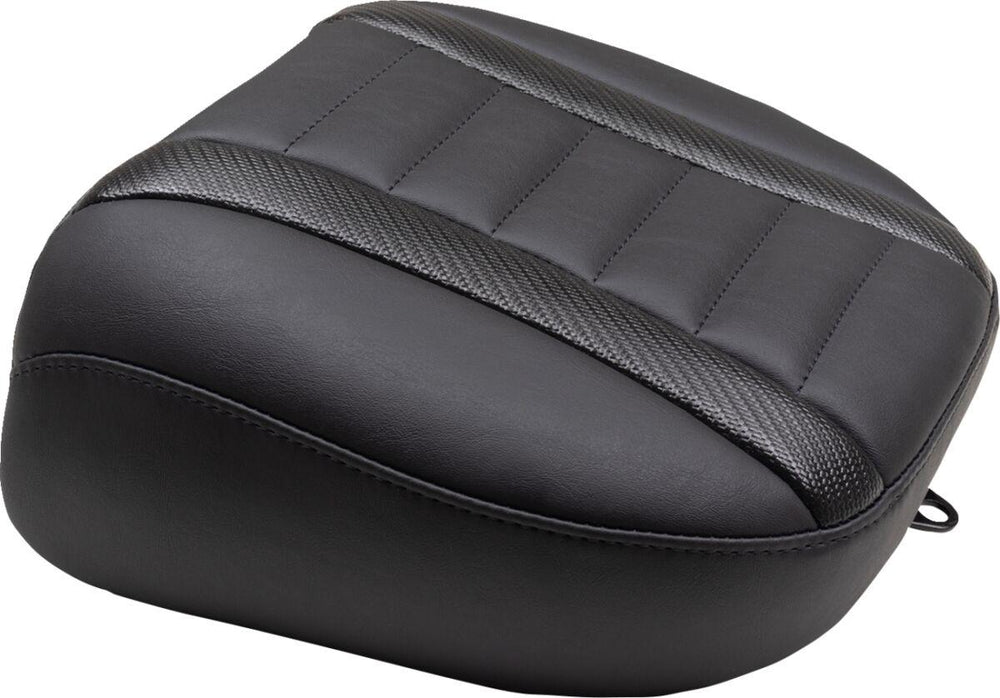Mustang Deluxe Touring Passenger Carbon Fibre Seat For Harley Davidson FLHTK 1868 2023-2024 - Black
