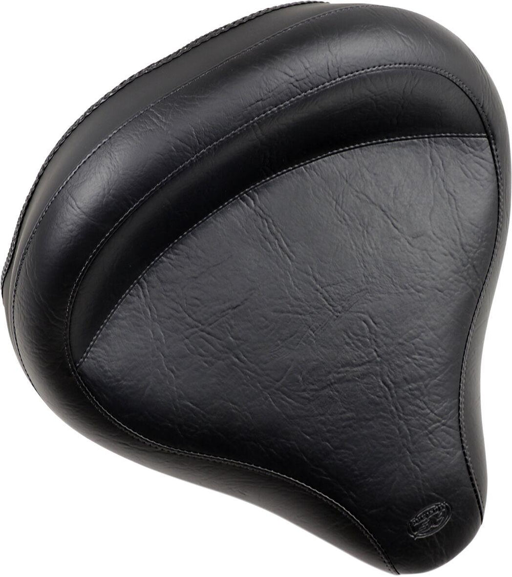 Mustang Wide Vintage Solo Seat For Harley Davidson FLST 1340 1987-1990 - Black