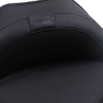 Mustang Wide Solo Seat with Removable Backrest For Harley Davidson FLS 1690 2012-2016 - Black