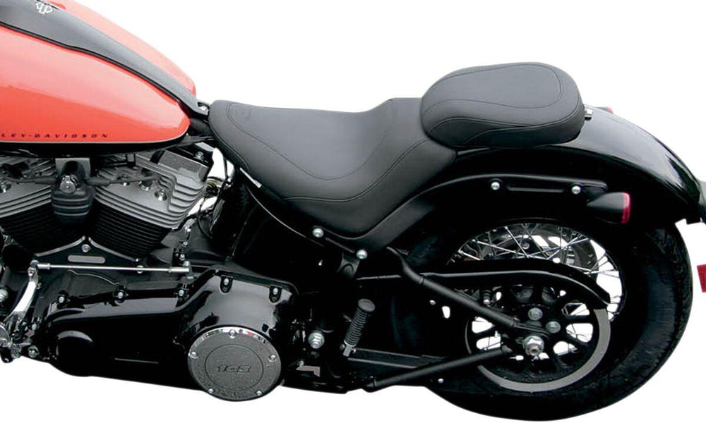 Mustang Wide Tripper Solo Seat For Harley Davidson FLS 1690 2012-2016 - Black