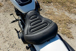 Mustang MX Tour Solo Seat For Harley Davidson FXFB 1750 2018-2019 - Black