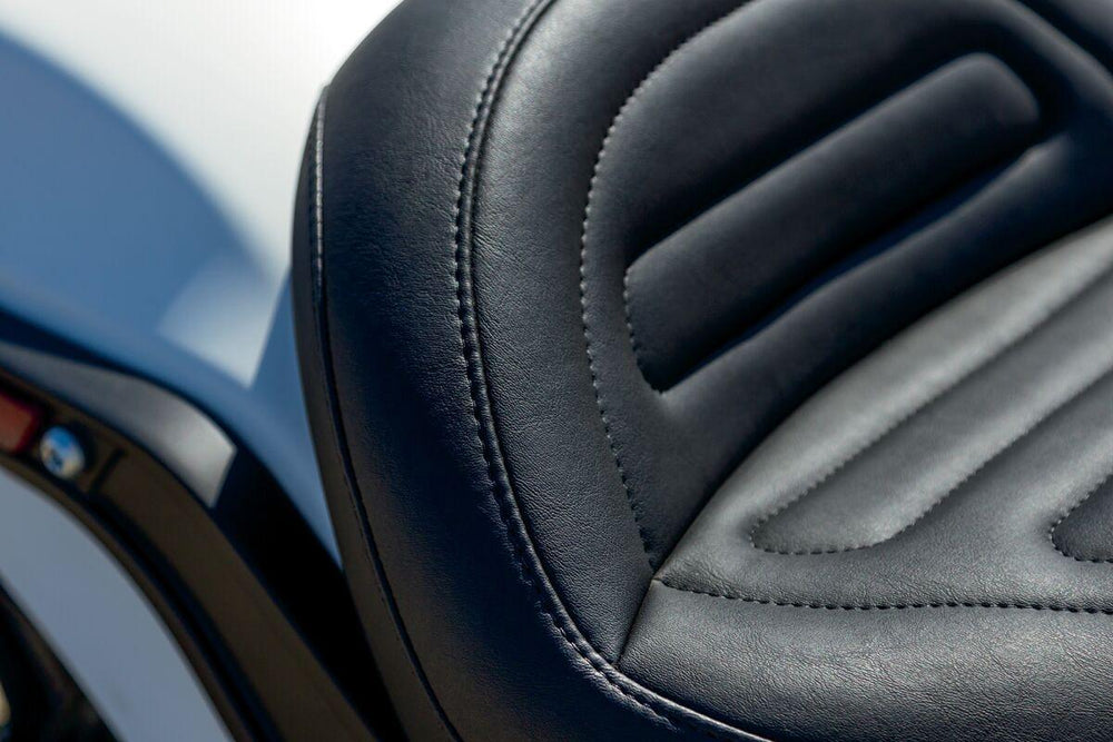Mustang MX Tour Solo Seat For Harley Davidson FXFB 1750 2018-2019 - Black