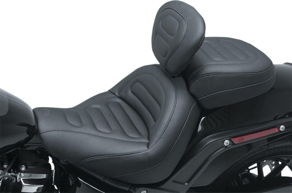 Mustang MX Tour Solo Seat For Harley Davidson FXFB 1750 2018-2019 - Black