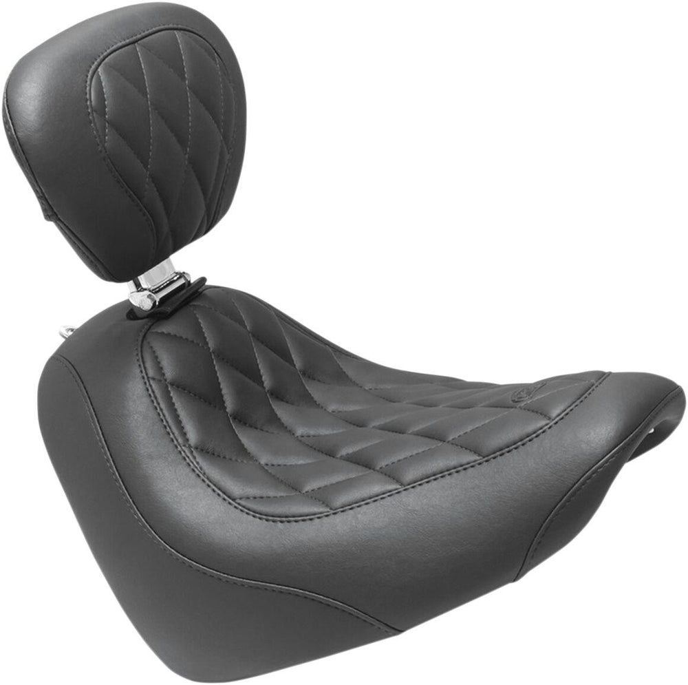 Mustang Wide Tripper Diamond Seat For Harley Davidson FXFB 1750 2018-2019 - Black