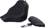 Mustang Wide Tripper Seat For Harley Davidson FXBB 1750 2018-2020 - Black