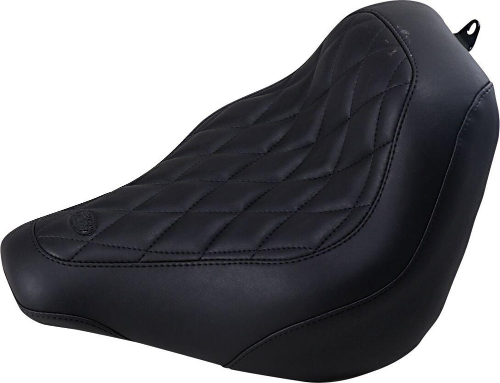 Mustang Wide Tripper Seat For Harley Davidson FXBB 1750 2018-2020 - Black