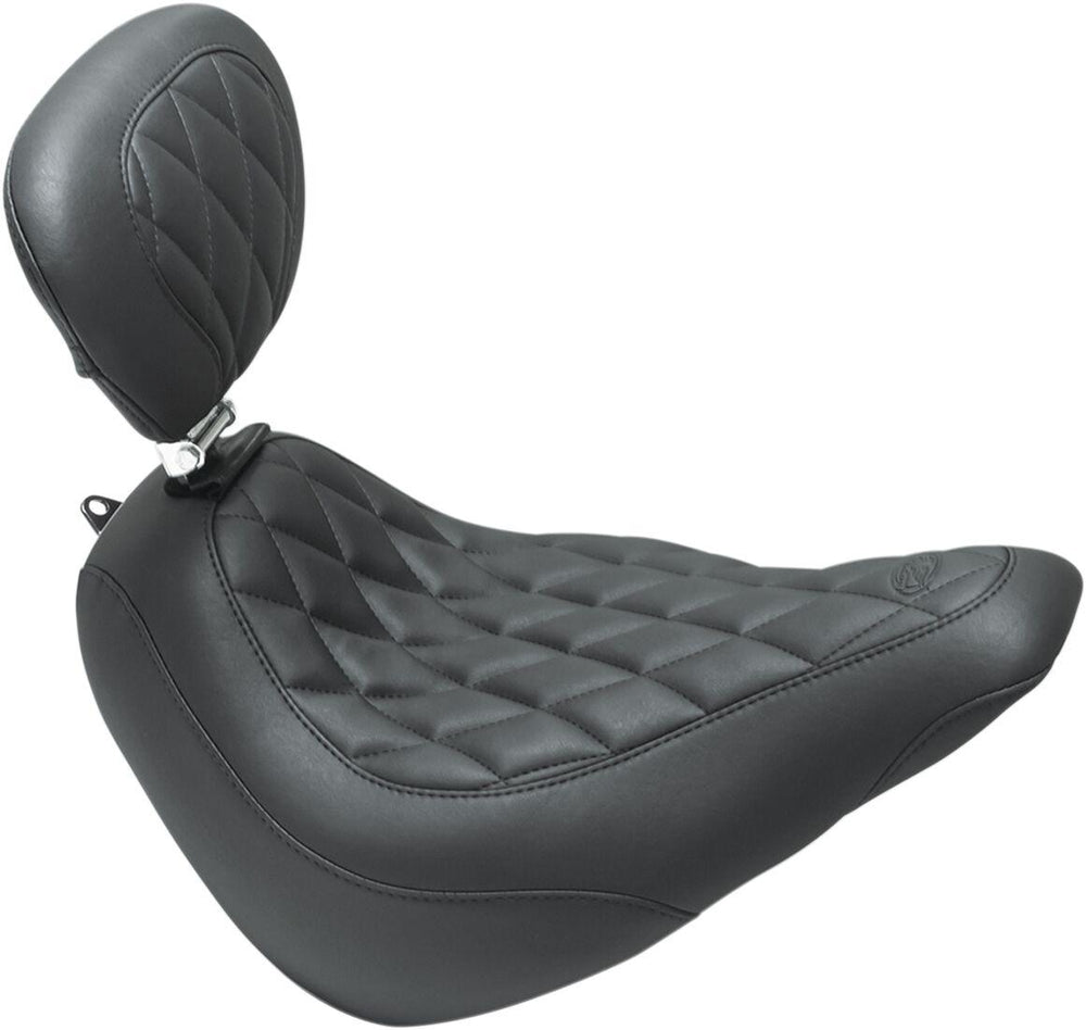 Mustang Wide Tripper Seat For Harley Davidson FLSL 1750 2018-2021 - Black