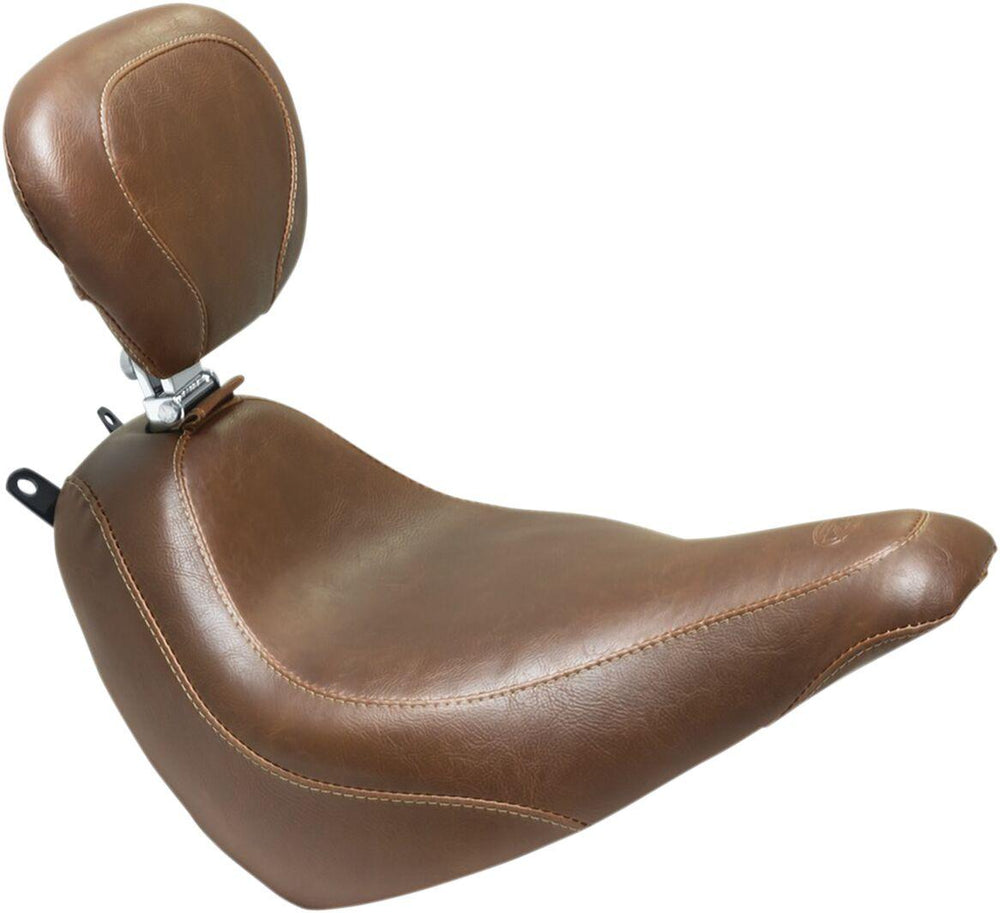 Mustang Wide Tripper Seat For Harley Davidson FLDE 1750 2018-2020 - Brown