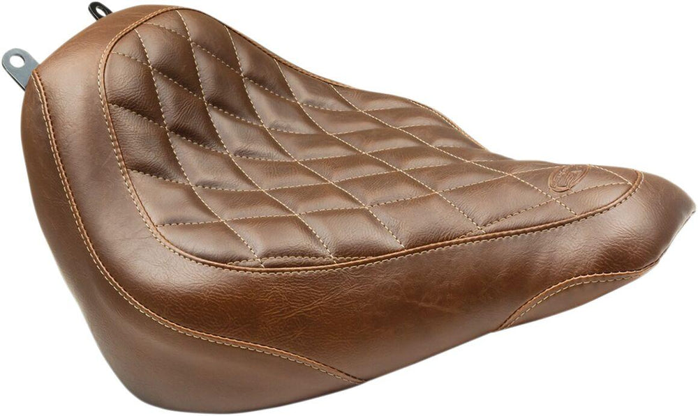 Mustang Wide Tripper Seat For Harley Davidson FLDE 1750 2018-2020 - Brown