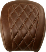 Mustang Wide Tripper Rear Seat For Harley Davidson FLDE 1750 2018-2020 - Brown