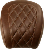 Mustang Wide Tripper Rear Seat For Harley Davidson FLDE 1750 2018-2020 - Brown