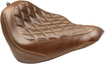 Mustang Wide Tripper Solo Seat For Harley Davidson FLSL 1750 2018-2021 - Brown