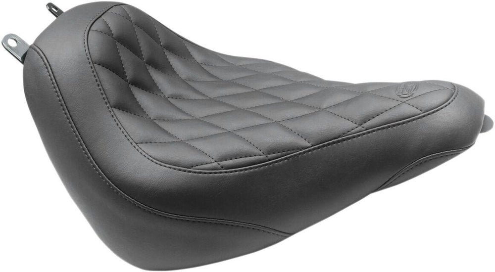 Mustang Wide Tripper Seat For Harley Davidson FLDE 1750 2018-2020 - Black