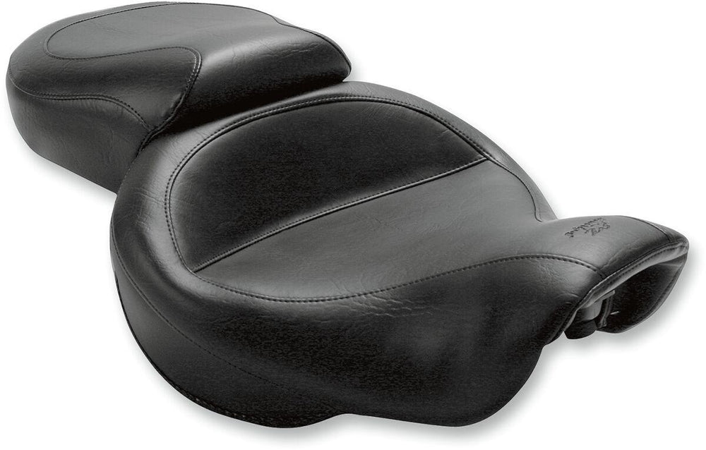 Mustang Vintage Style Seat For Harley Davidson FLD 1690 2014-2016 - Black