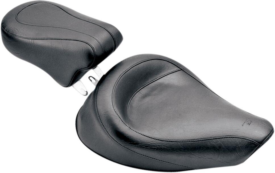 Mustang Solo Seat For Harley Davidson FLD 1690 2012-2013 - Black
