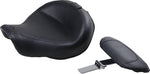 Mustang Wide Solo Seat with Removable Backrest For Harley Davidson FLD 1690 2014-2016 - Black