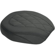 Mustang Wide Tripper Forward Solo and Rear Seat For Harley Davidson FLD 1690 2014-2016 - Black