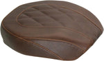 Mustang Wide Tripper Forward Solo and Rear Seat For Harley Davidson FLD 1690 2014-2016 - Brown