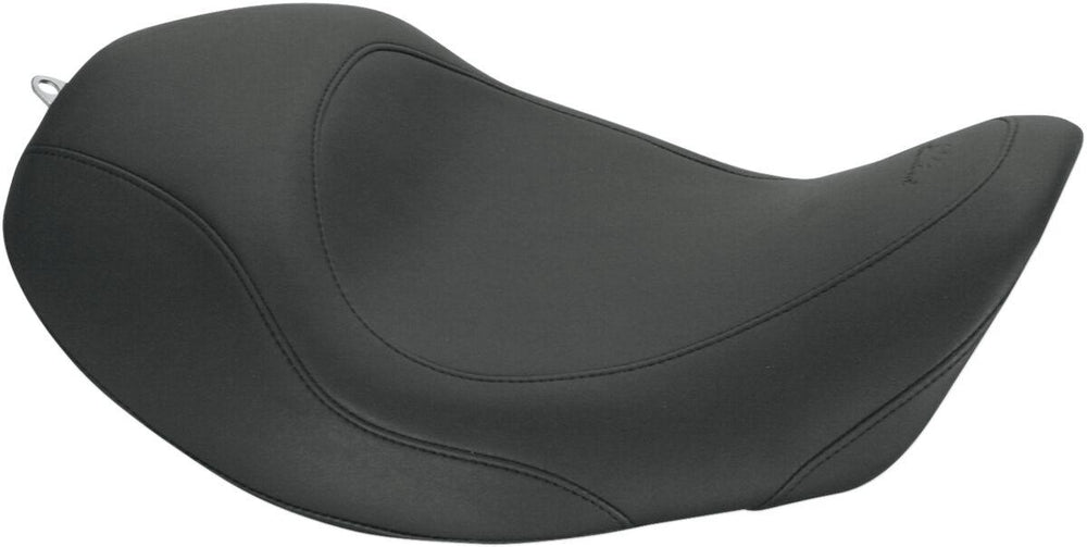 Mustang Wide Tripper Forward Solo and Rear Seat For Harley Davidson FLD 1690 2014-2016 - Black