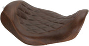 Mustang Wide Tripper Solo Seat For Harley Davidson FLD 1690 2014-2016 - Brown