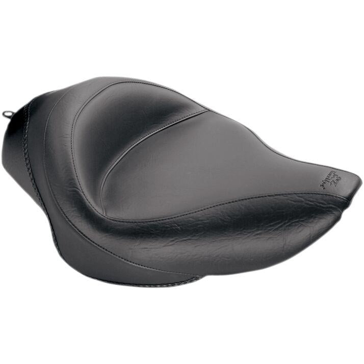 Mustang Wide Vintage Solo Seat For Harley Davidson XL 1200 C 2010-2019 - Black