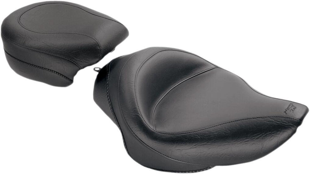 Mustang Wide Vintage Solo Seat For Harley Davidson XL 1200 C 2010-2019 - Black