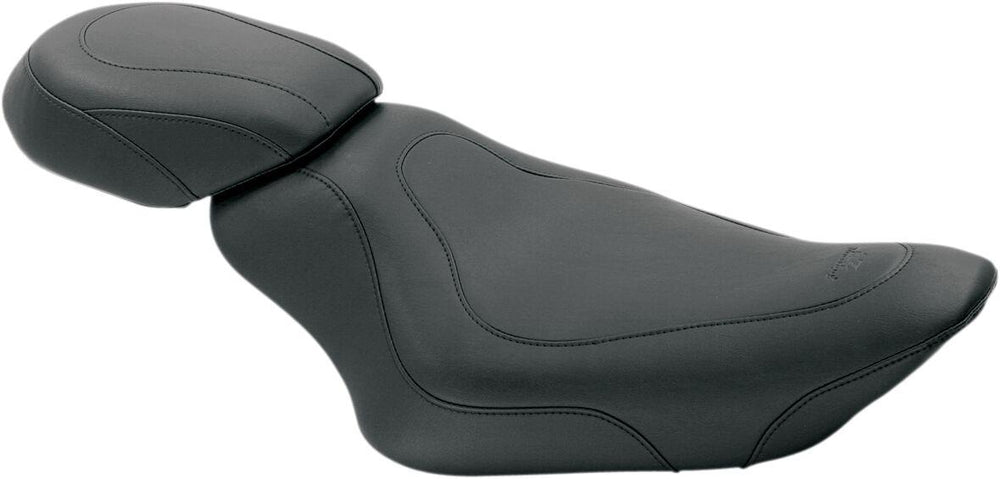 Mustang Tripper Synthetic Leather Solo Seat For Harley Davidson XL 1200 C 2004-2020 - Black