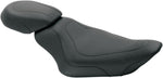 Mustang Tripper Synthetic Leather Solo Seat For Harley Davidson XL 1200 C 2004-2020 - Black