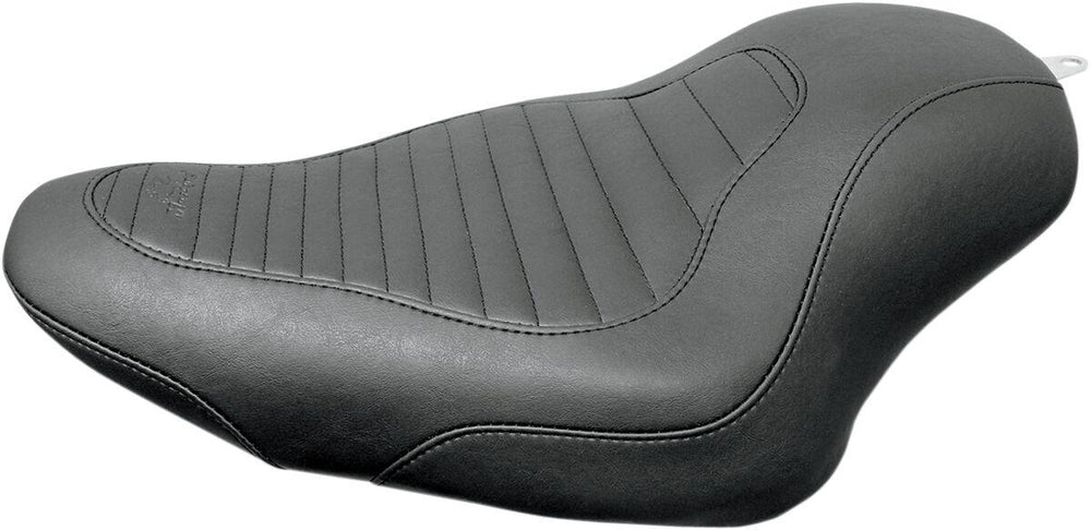 Mustang Tripper Synthetic Leather Solo Seat For Harley Davidson XL 1200 CX 2016-2020 - Black