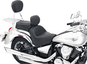 Mustang Vintage Wide Touring Seat With Driver Backrest For Kawasaki VN 900 2006-2016 - Black