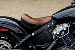 Mustang Solo Touring Seat For Indian Scout 60 2021-2022 - Brown