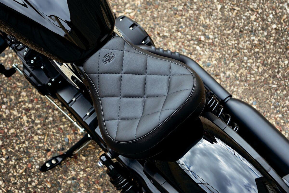 Mustang Solo Touring Seat For Indian Scout 60 2021-2022 - Black