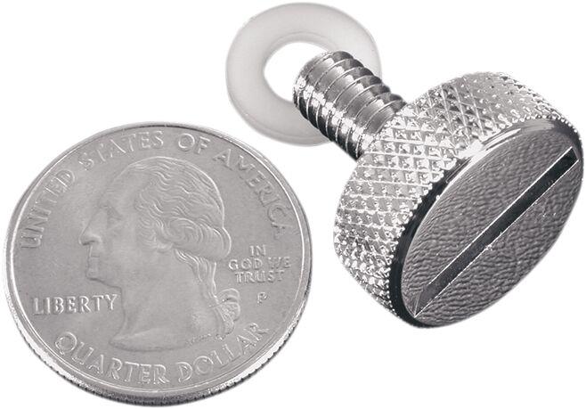 Mustang Quarter Turn Seat Thumb Screw Kit For Harley Davidson F 1200 1946-1952 - Chrome
