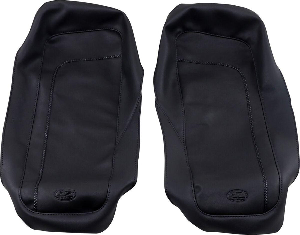 Mustang Saddlebag Lid Covers For Harley Davidson FLHR 1340 1994-1998 - Black