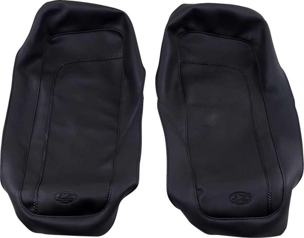 Mustang Saddlebag Lid Covers For Harley Davidson FLHR 1340 1994-1998 - Black