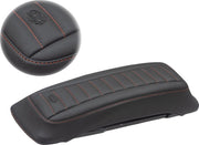 Mustang Saddlebag Lid Covers For Harley Davidson FLHR 1340 1994-1998 - Black Red