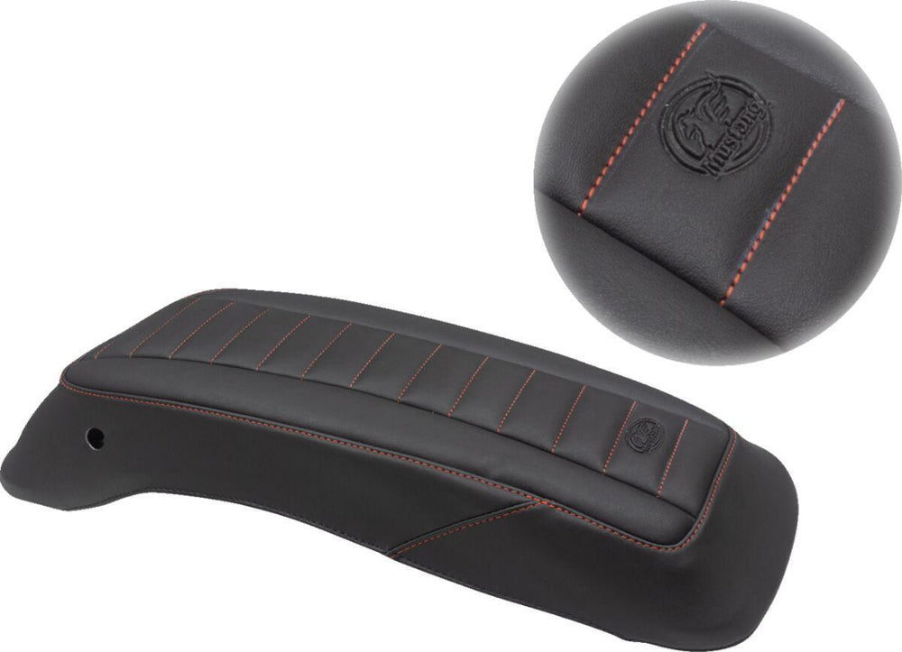 Mustang Saddlebag Lid Covers For Harley Davidson FLH 1868 2021 - Black Red