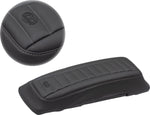 Mustang Saddlebag Lid Covers For Harley Davidson FLHR 1340 1994-1998 - Black Grey