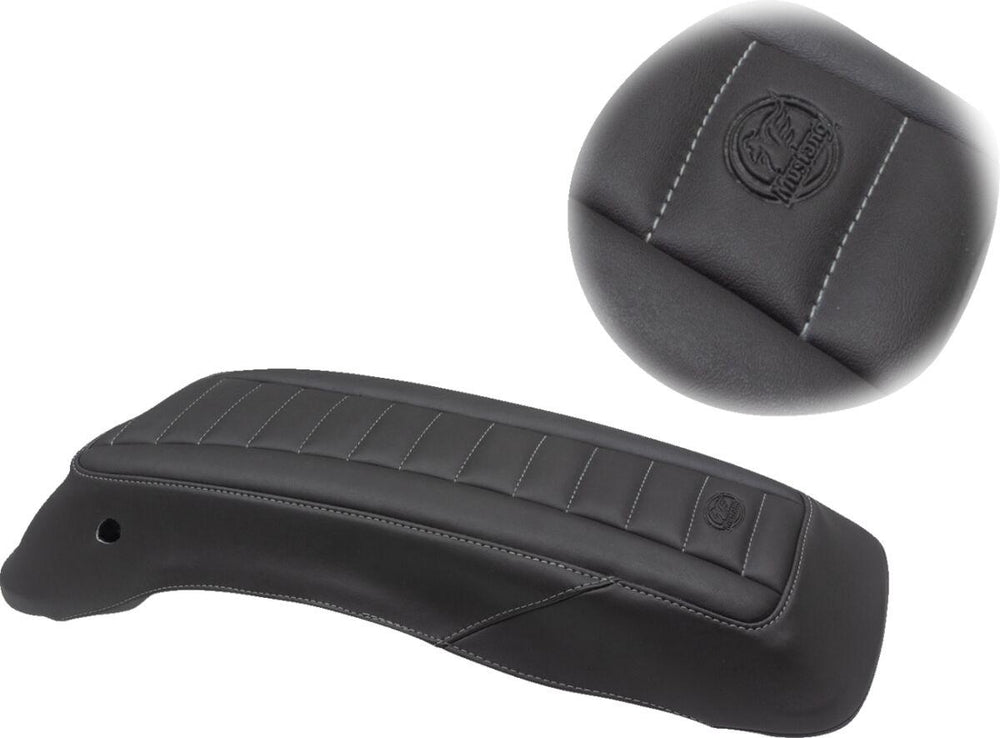 Mustang Saddlebag Lid Covers For Harley Davidson FLH 1868 2021 - Black Grey