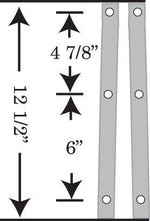 Memphis Shades Road King Plastic For Harley Davidson FLHR 1340 1994-1998 48.5 cm (19") - Solar
