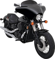 Memphis Shades Batwing Fairing Windshield For Suzuki C 50 12.5 cm (5") - Black